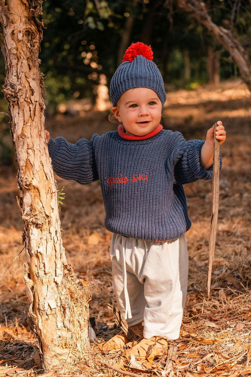 Apres Ski Sweater in Midnight Blue