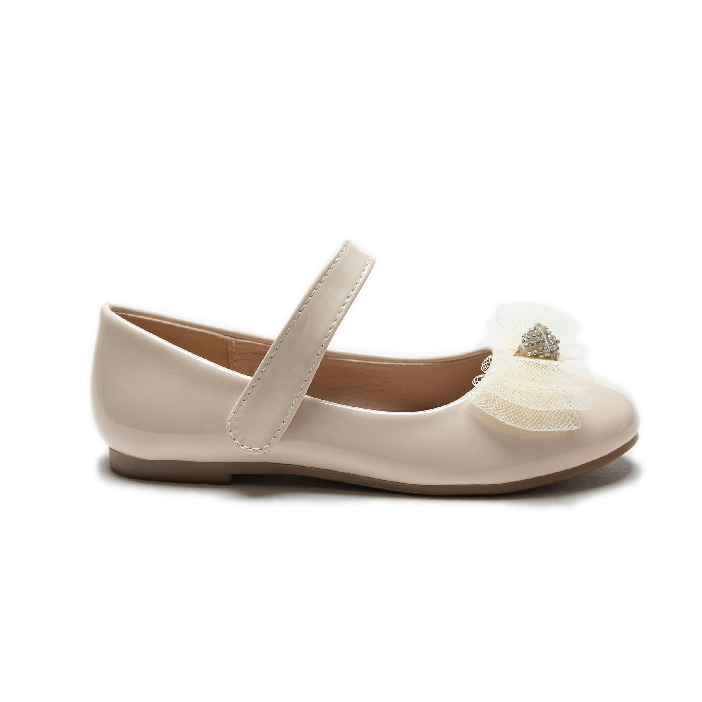 Cream Lucille Bow Flats