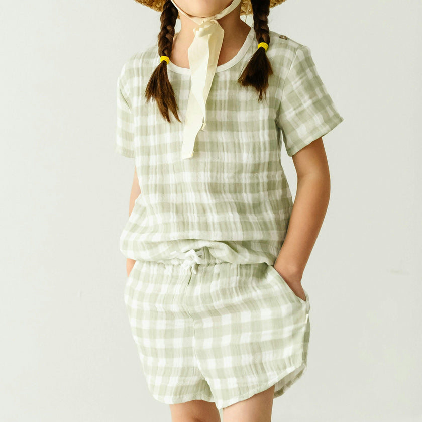 Organic Top and Shorts 2 Piece Set