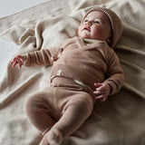 Knit Kimono Top & Footie Set