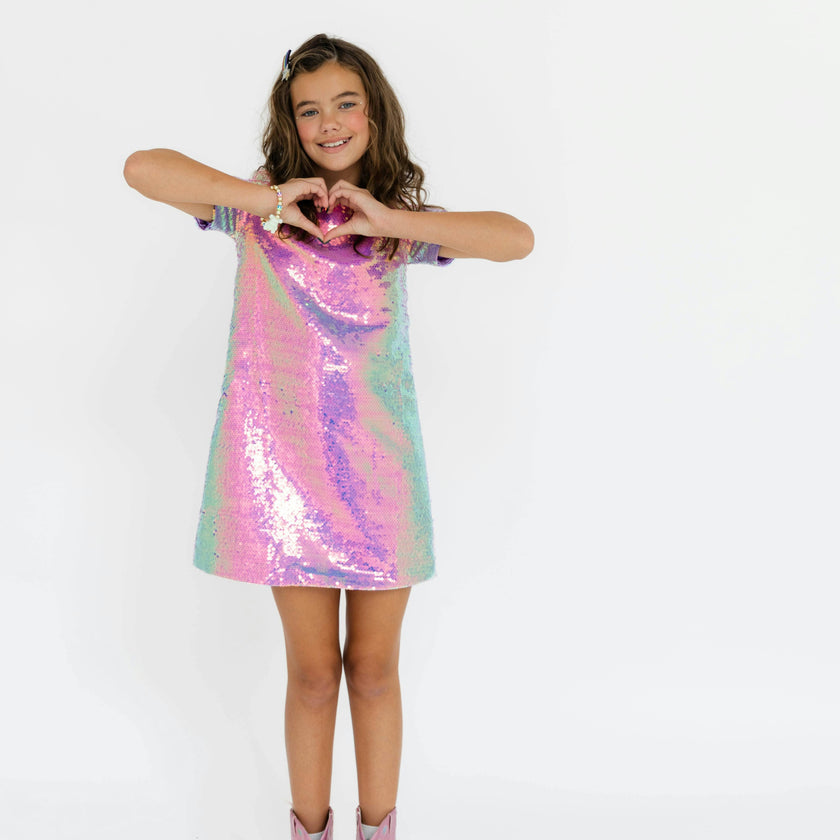 Lavender Haze Sequin Dress