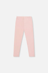 Rib Leggings Pale Dusty Pink