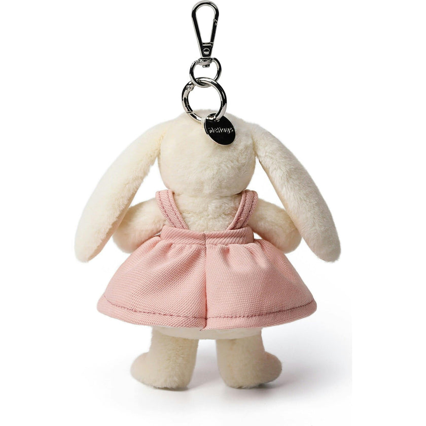 Candy Bunny Rabbit Bag Charms — Soft Weighted Cuddle Stuffed Animal