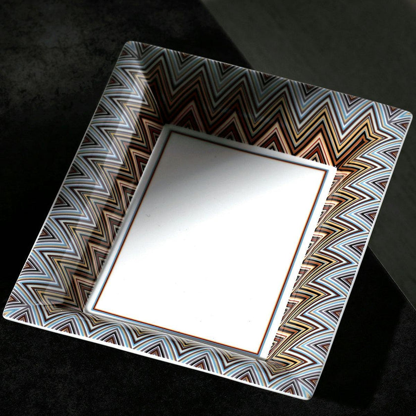 Tray Zig Zag Rectangular Large In Luxury Box Jarris 148 8.5" X 6.75"