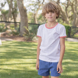 Boys Newport Navy Ultra-Soft Twill Short