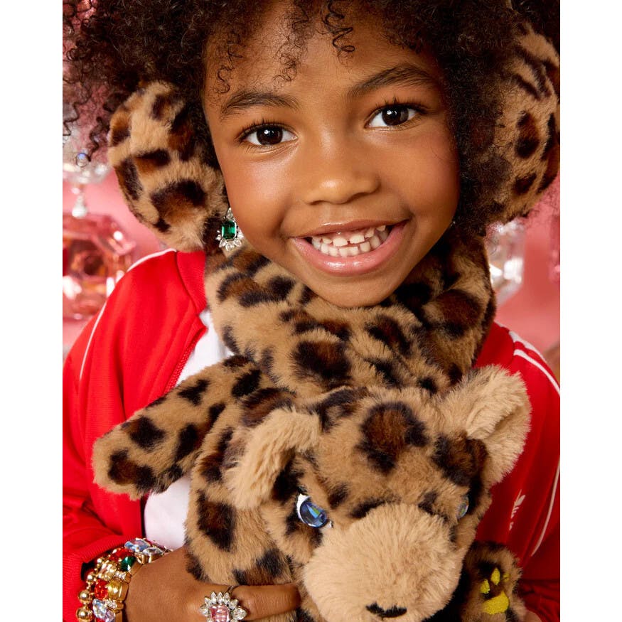 Jungle Jeweled Leopard Scarf