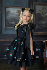 Ocean Magic Black Tulle Dress for Girls