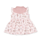 Cowgirl Boots and Bows - Western Pearl Snap Dress & Bloomer