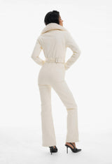 Women's Ace Ski Suit, Powder White