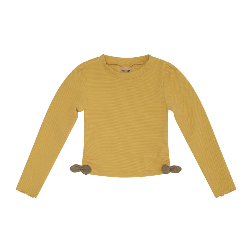 Nia Swim Shirt | Lemon | Soft Honey