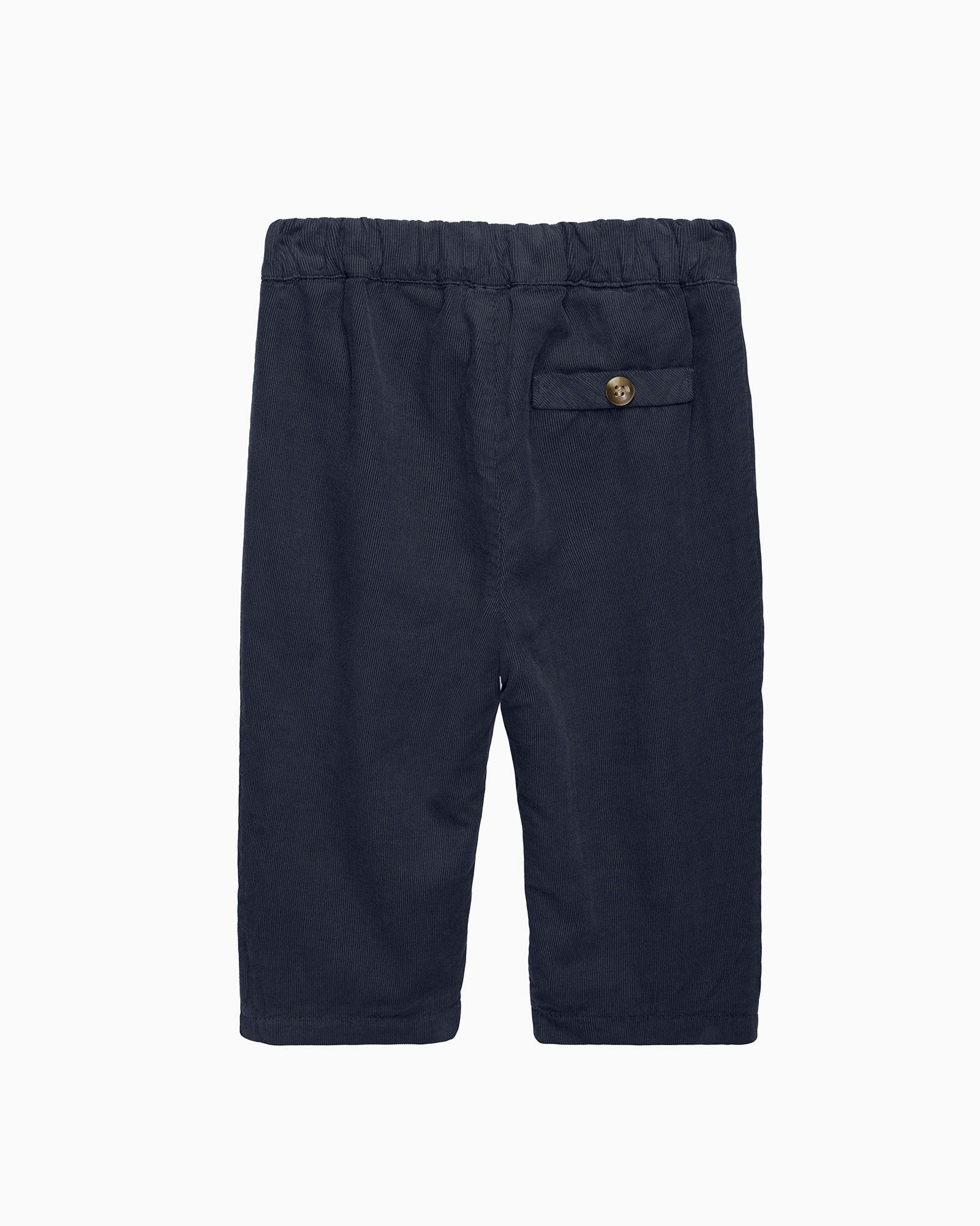 Baby Rafferty Cord Pants in Navy