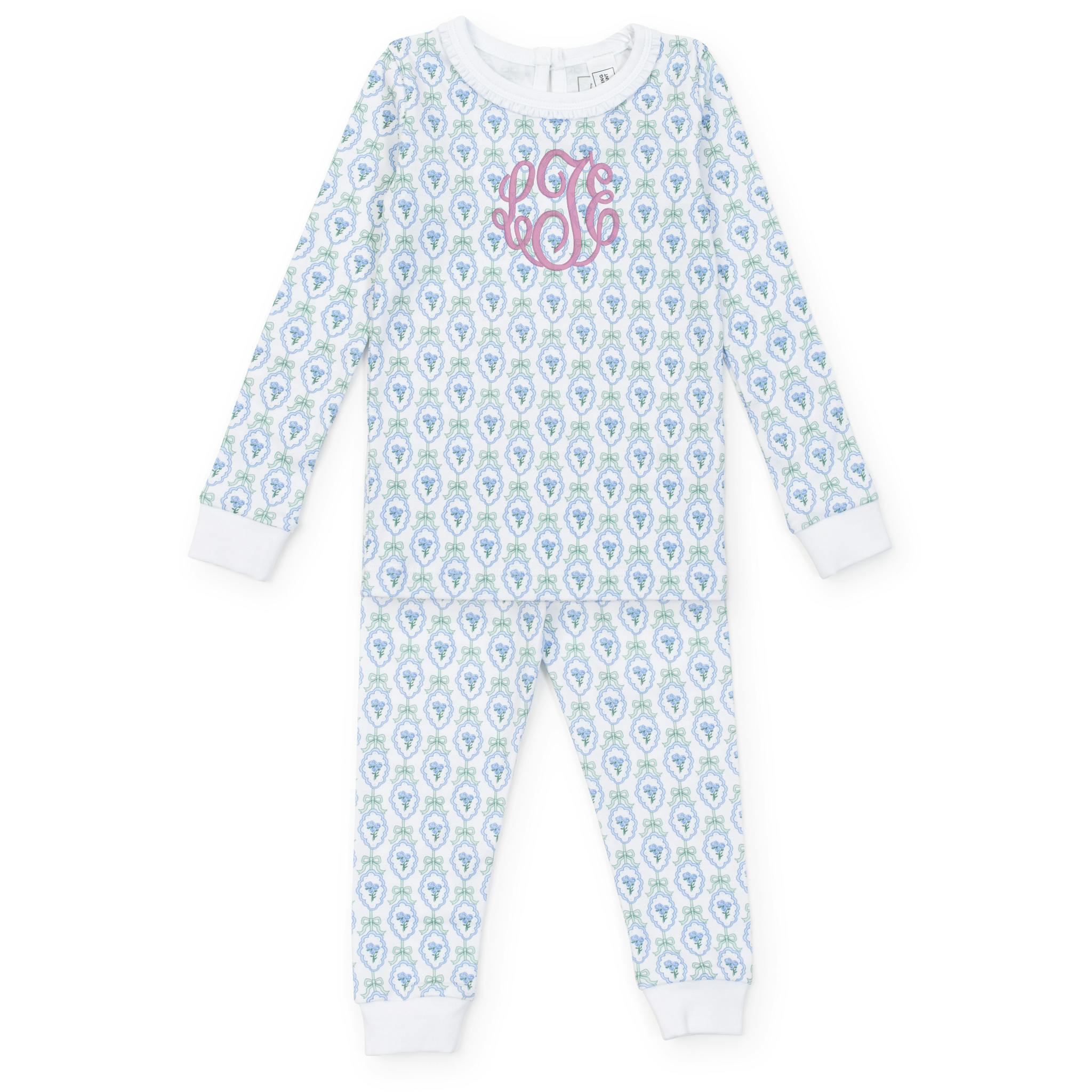 Ava Girls' Pajama Pant Set - Hampton Blooms
