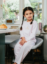 Stripy Bunny Embroidered Pajamas