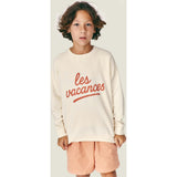 Mipounet SS26 Les Vacances, Sweatshirt Ecru