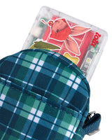 Camera Pouch - Blue Tartan