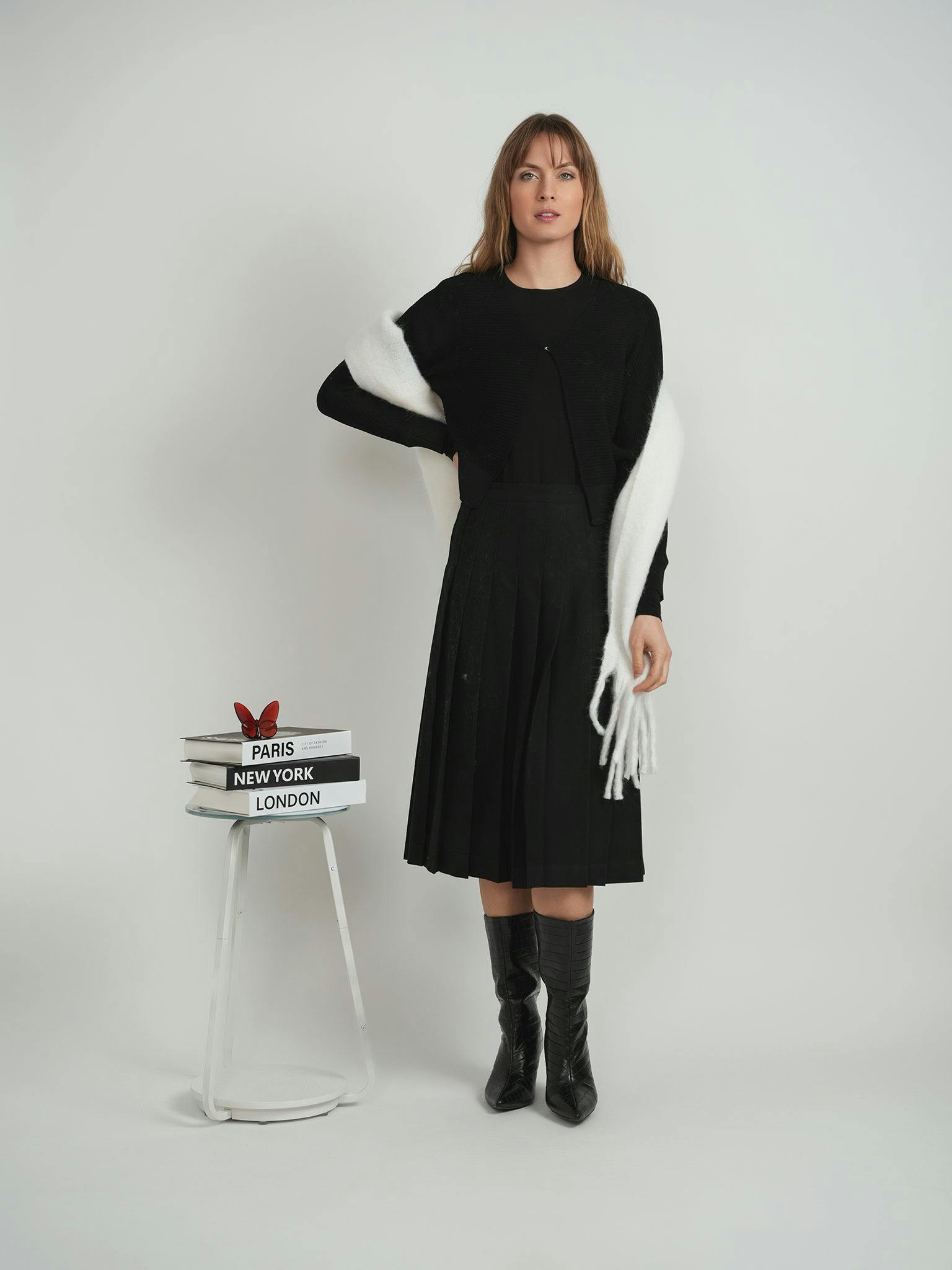 Cropped Knit Bolero