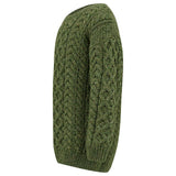 Cadogan Supersoft Merino Children's Sweater - Grass