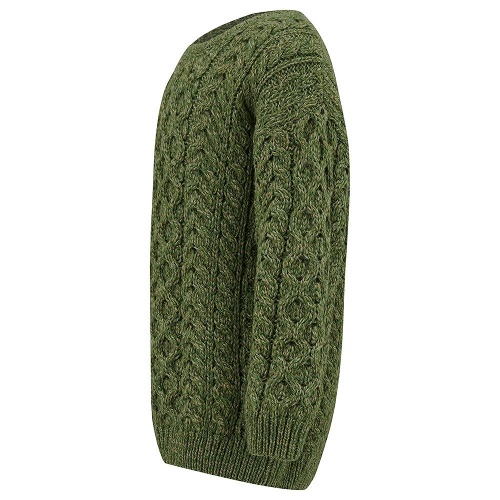 Cadogan Supersoft Merino Children's Sweater - Grass
