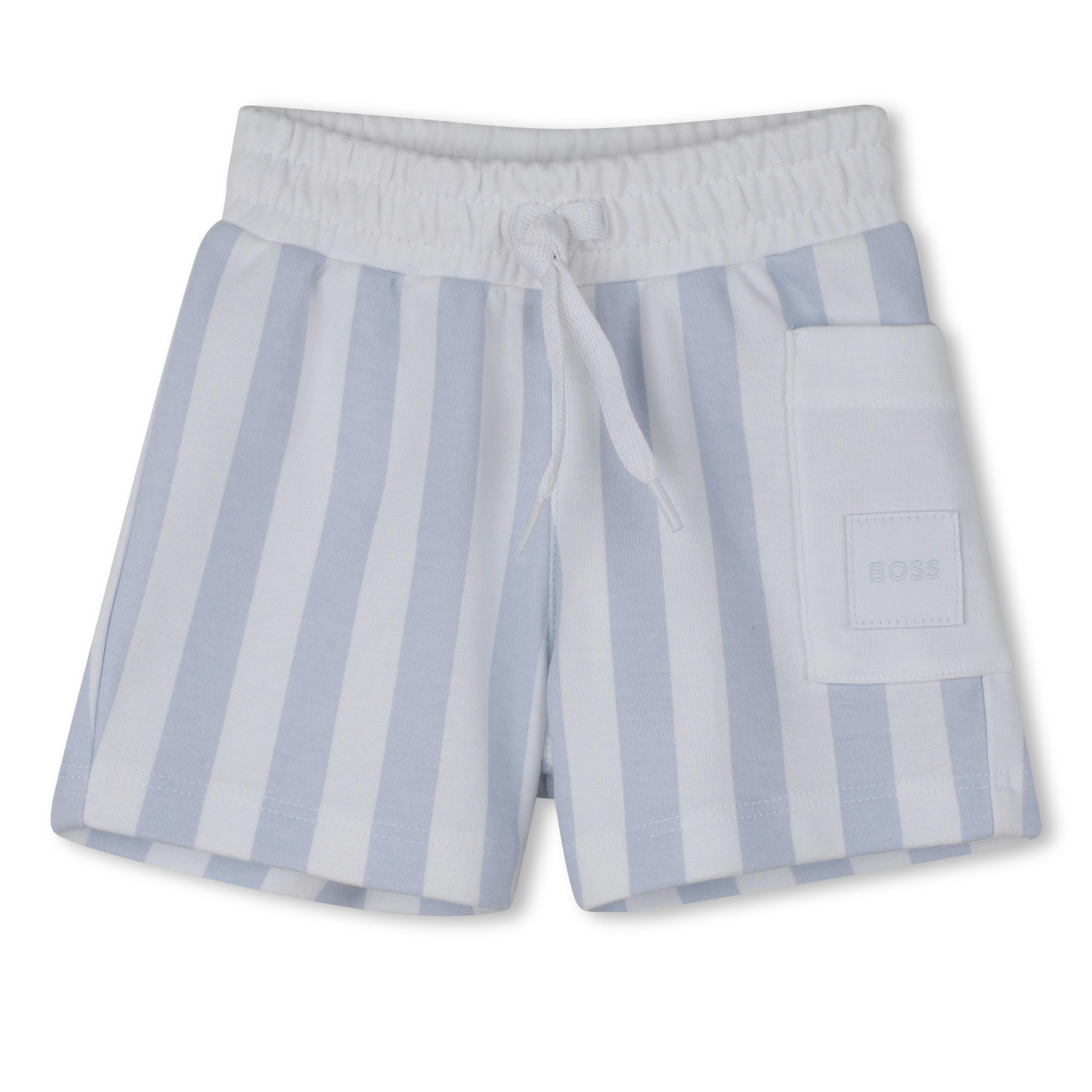 Light Blue Striped Baby Set