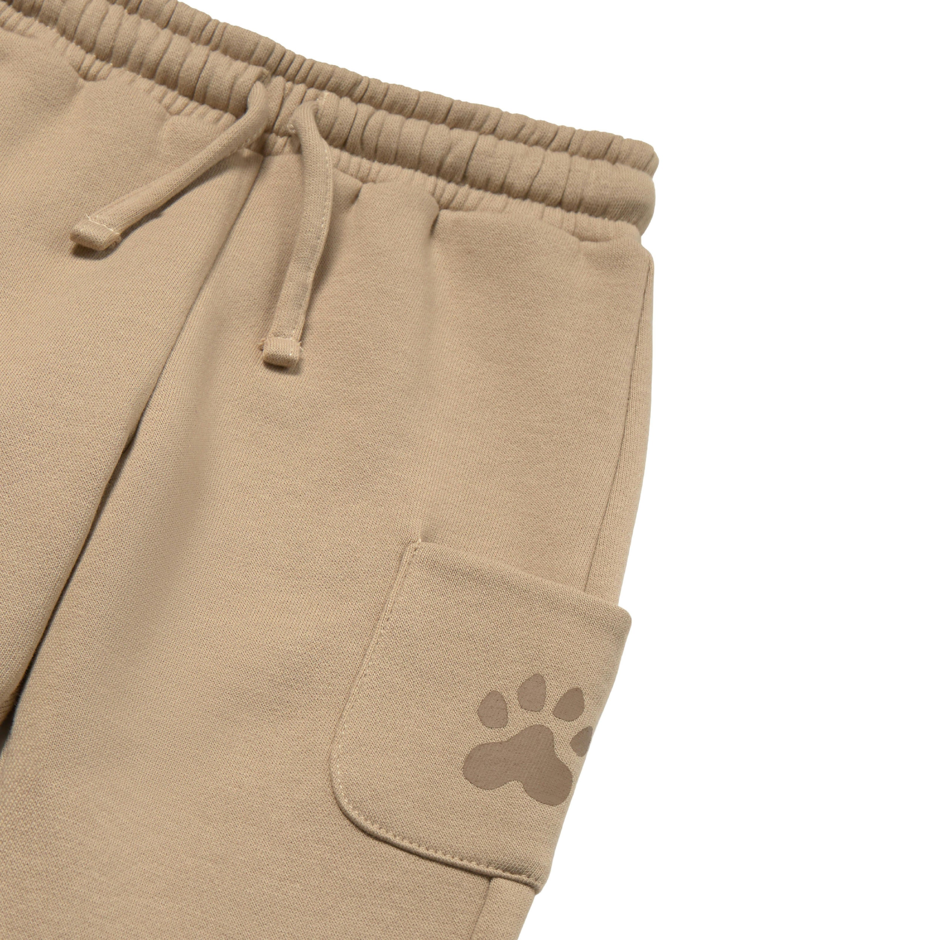 Beige Interactive Animal Sweatpants
