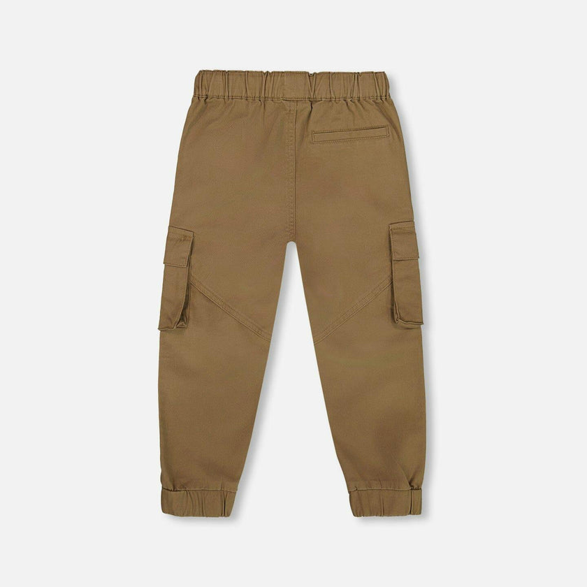 Twill Jogger Cargo Pants In
