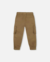 Twill Jogger Cargo Pants In