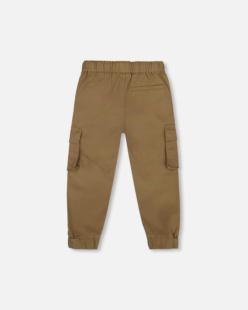 Twill Jogger Cargo Pants In