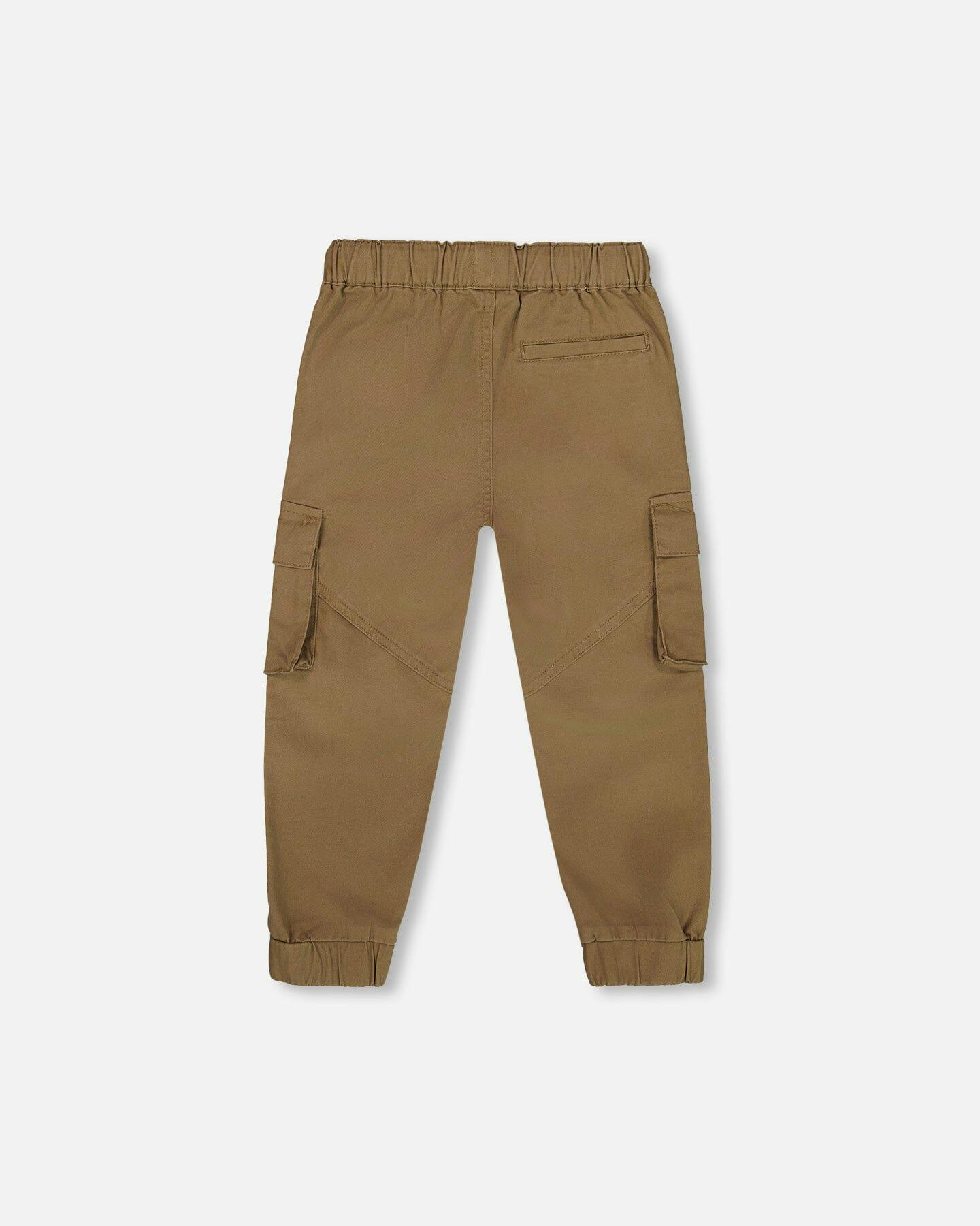 Twill Jogger Cargo Pants In
