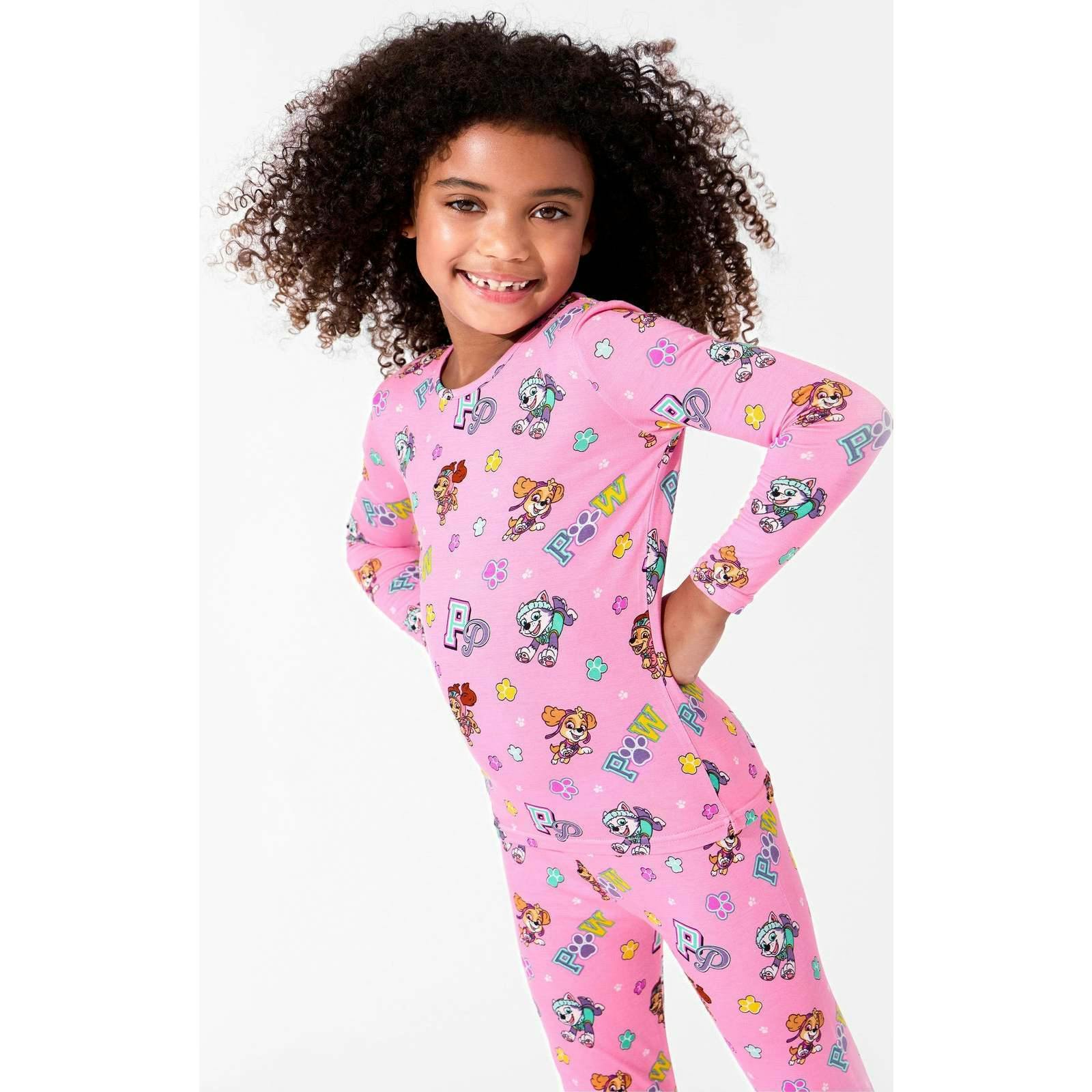 PAW Patrol: Varsity Pink Bamboo Kids Pajamas