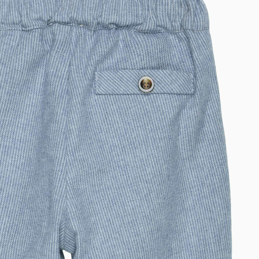Baby Rafferty Pants in Pale Blue Stripe