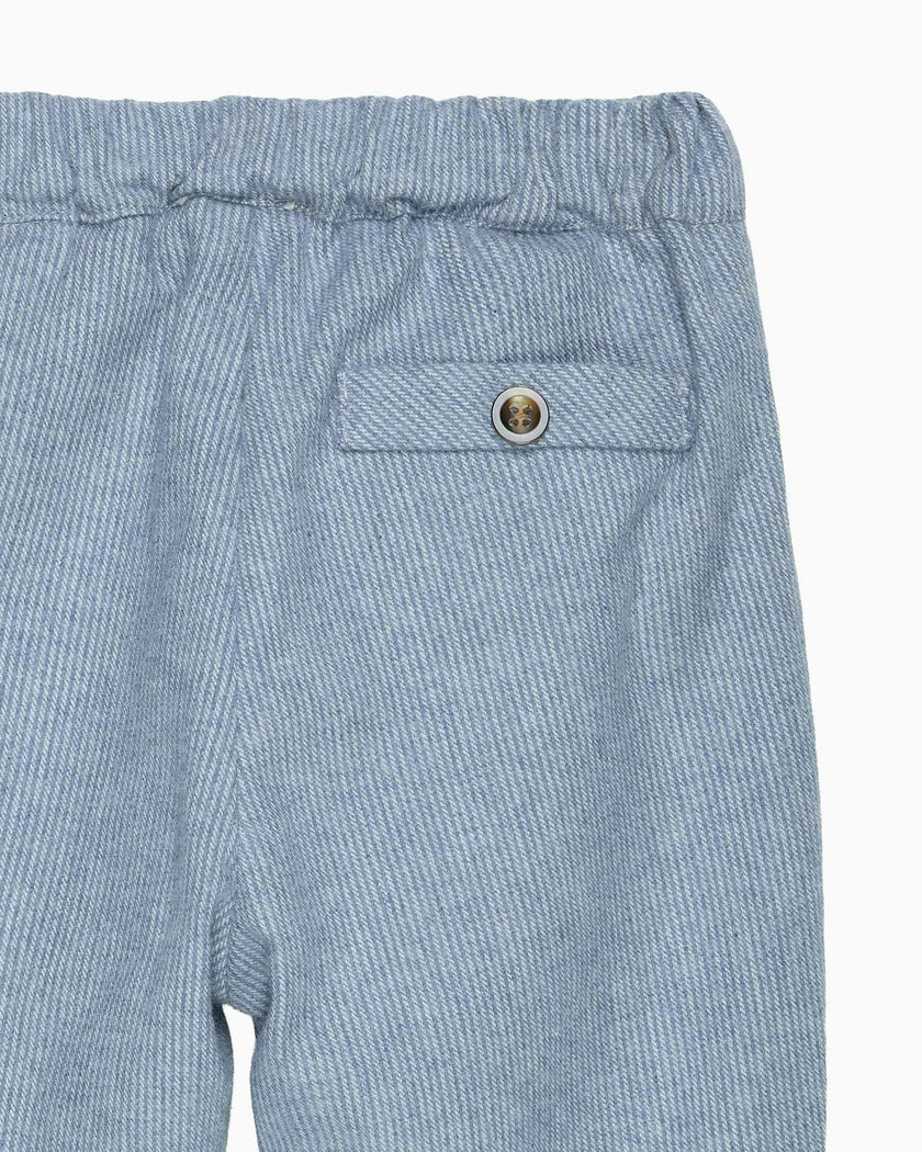 Baby Rafferty Pants in Pale Blue Stripe