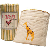 Organic Yellow Giraffe Quilt