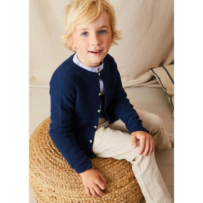Plain Pocket Detail Trousers in White (4-10yrs)