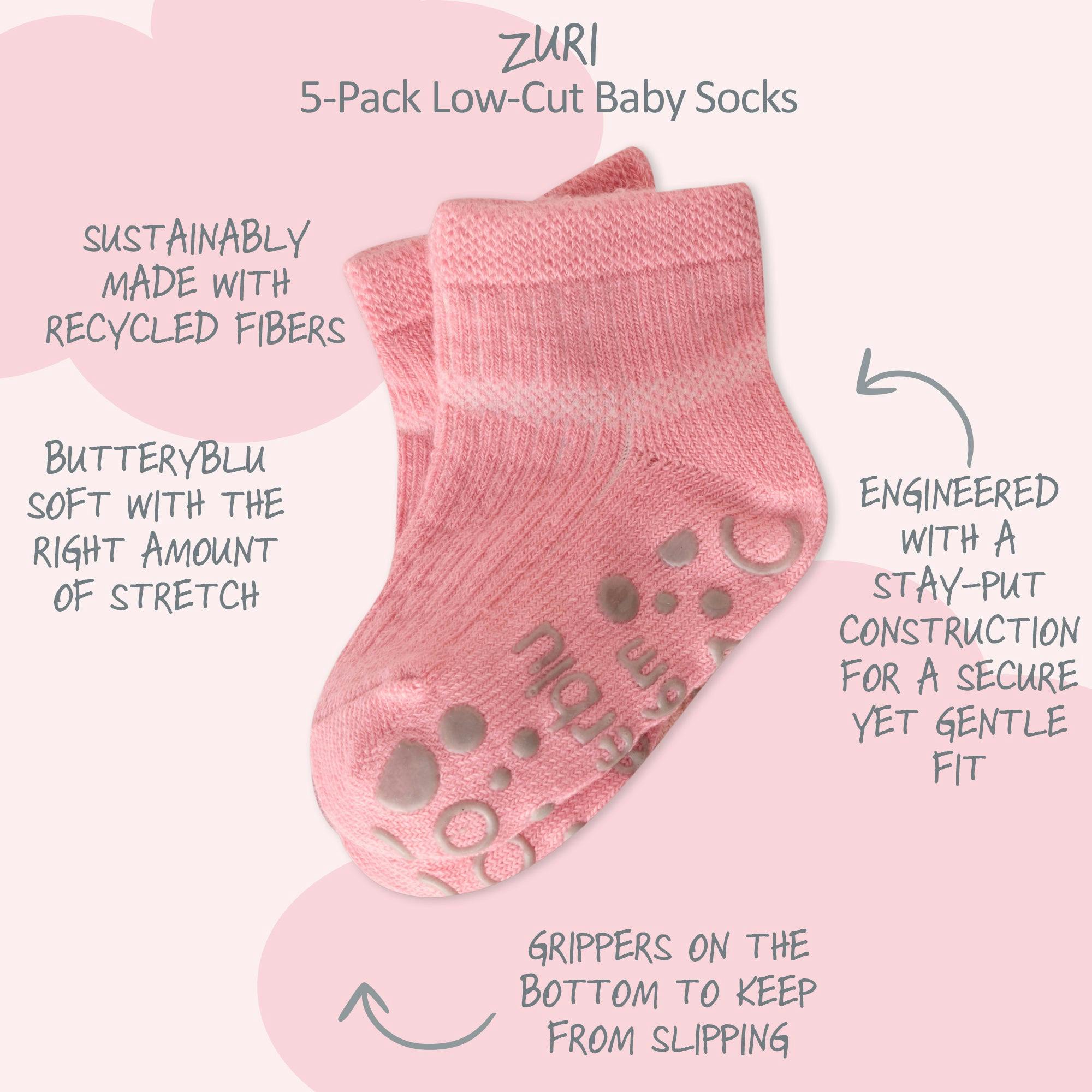 ZURI 5-Pack Baby & Toddler Socks