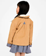 Reversible Quilted Jacket, Marine Tiny Check