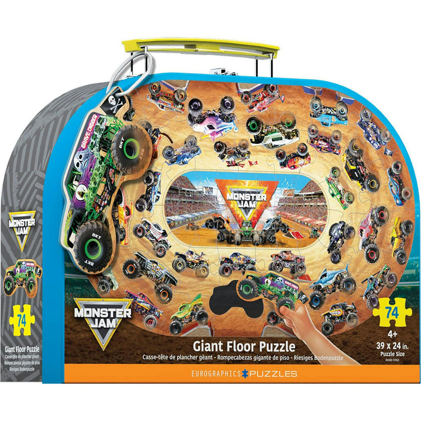 Monster Jam: Giant Floor Puzzle - 74 pc