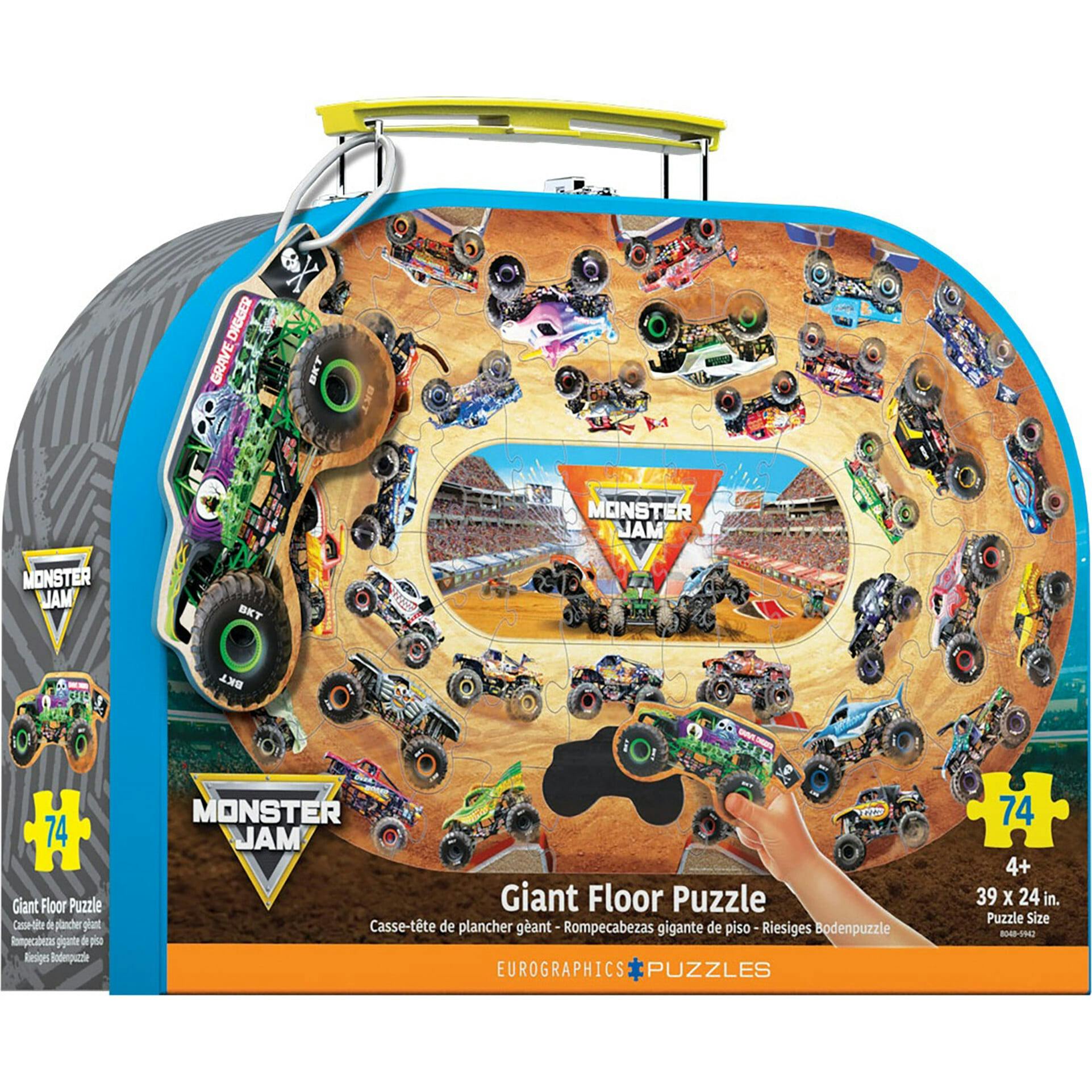 Monster Jam: Giant Floor Puzzle - 74 pc
