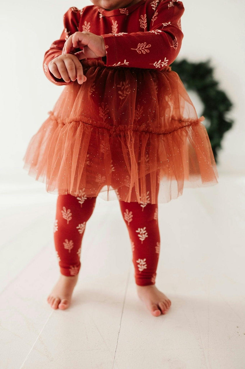 Basic Leggings Winter Floral