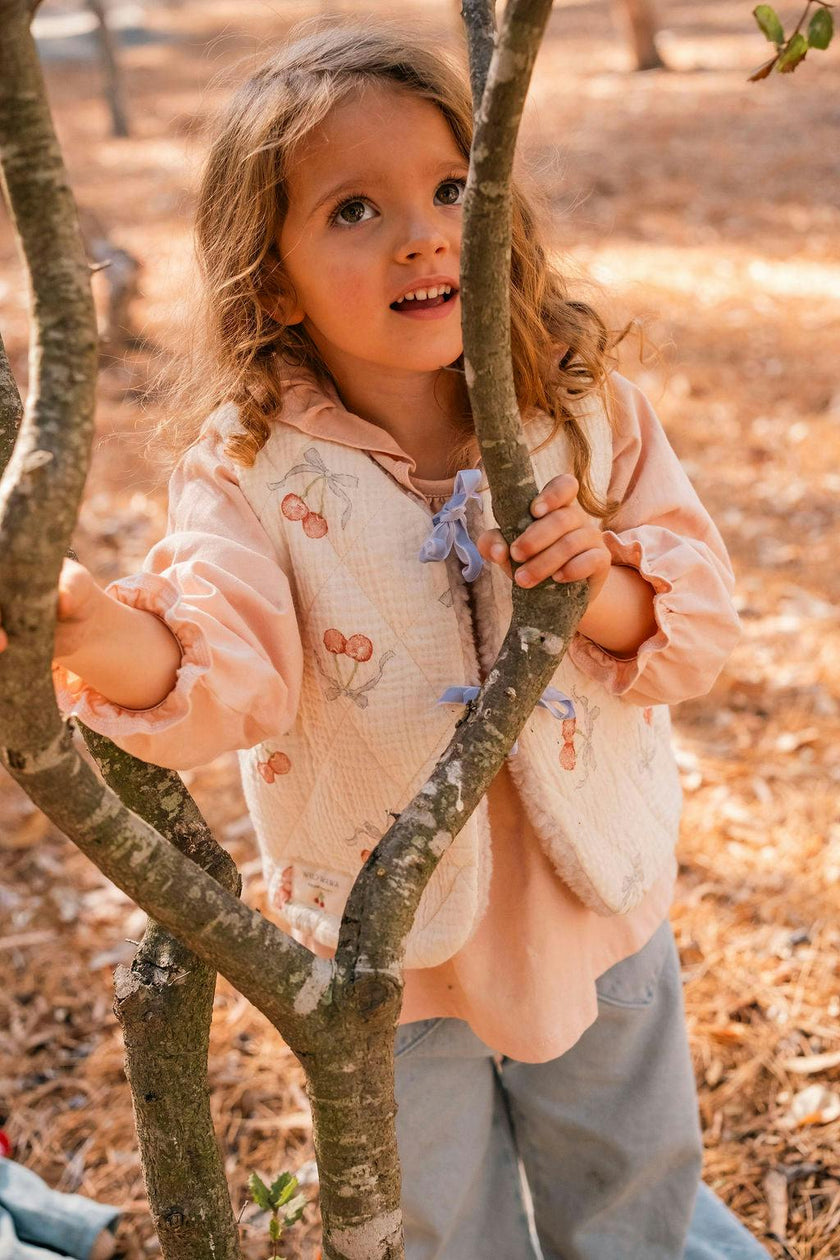 Quilted Vest in Winter Chérie