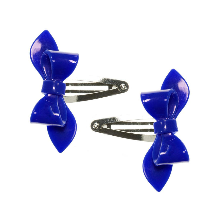 Rosane Bow Solid Colors  set of 2 Snap Clips
