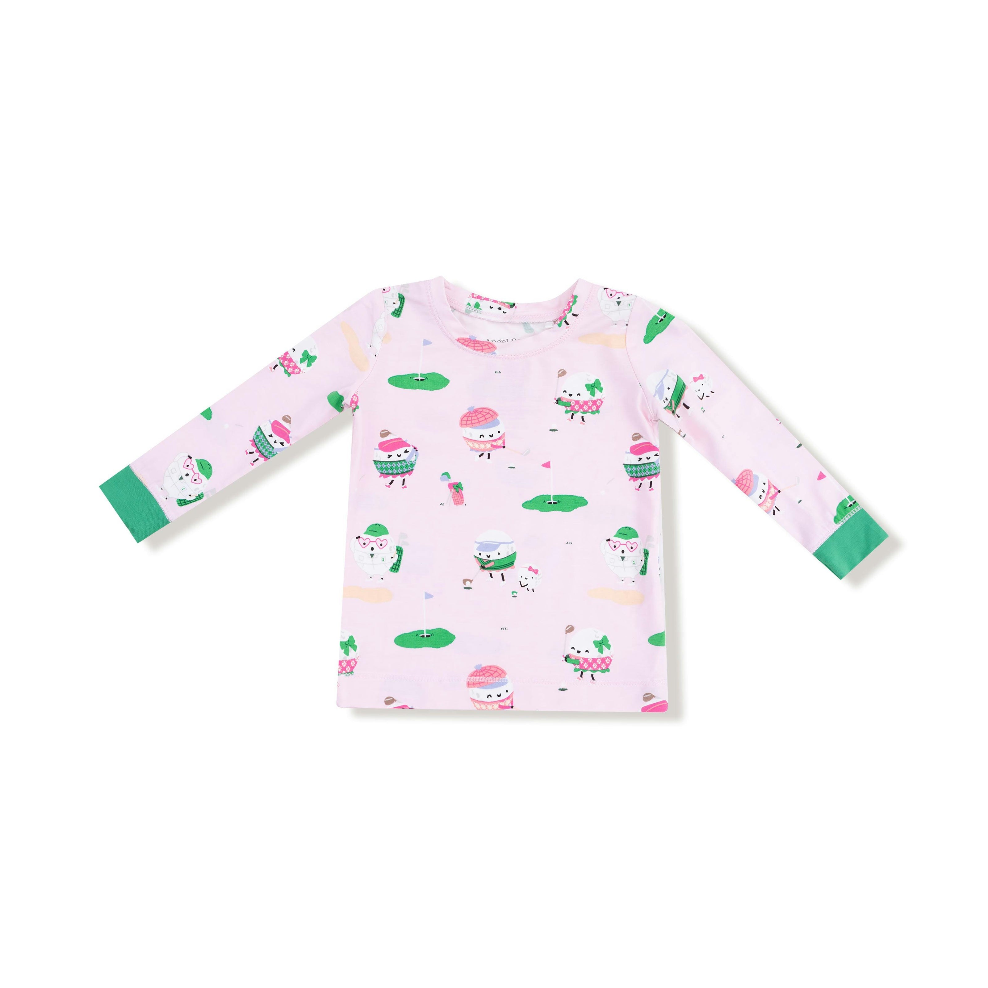 Golf Pros - Pink - Long Sleeve Loungewear Set