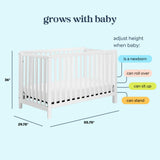 Carter's Colby 4-in-1 Low-Profile Convertible Crib