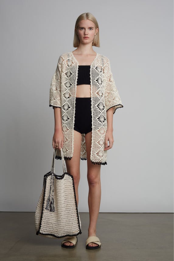 VERA CROCHET TOTE BAG