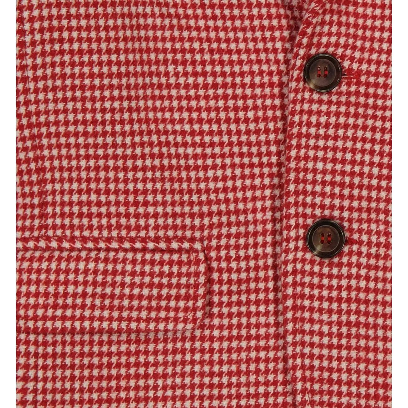 Mac Boys Houndstooth Check Classic Blazer, Stripes