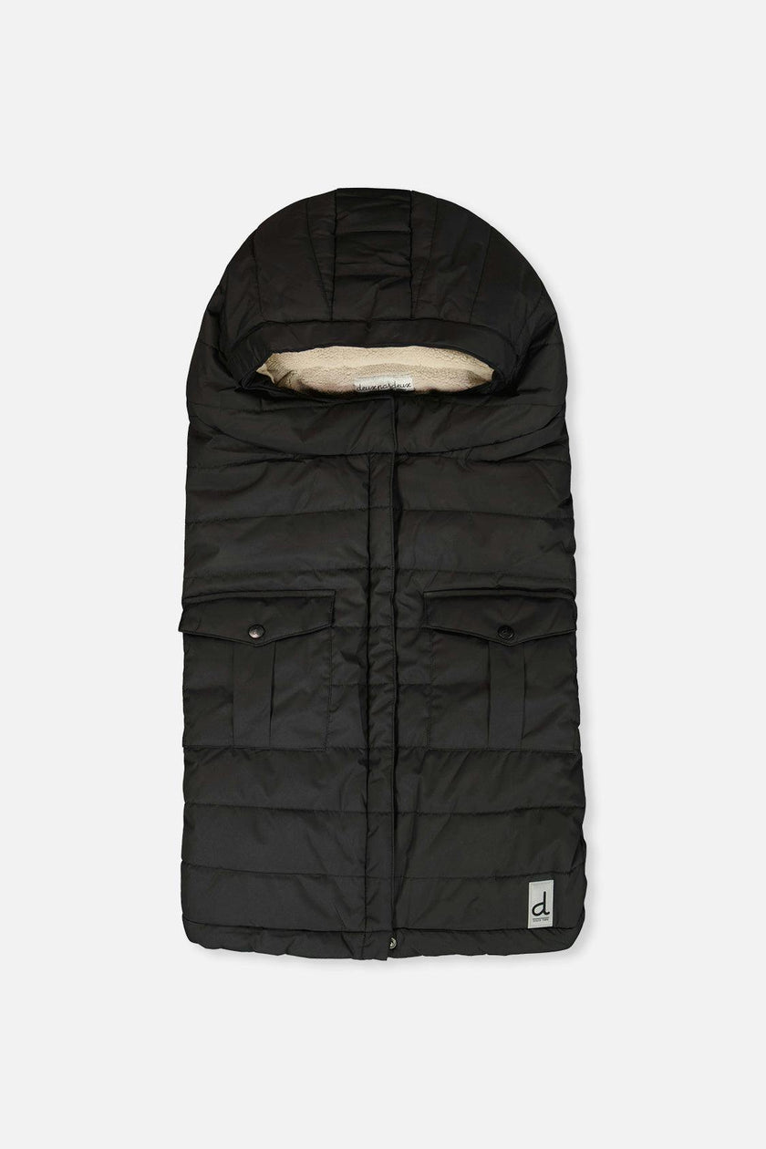 Evolutive Footmuff For Car Seats and Strollers Black