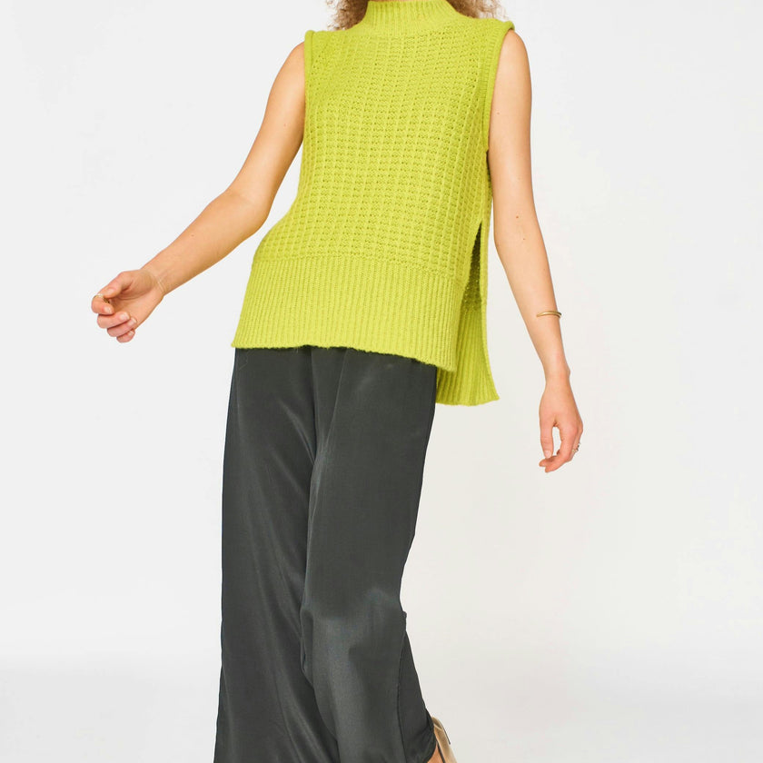 Baden Silk Pant in Black