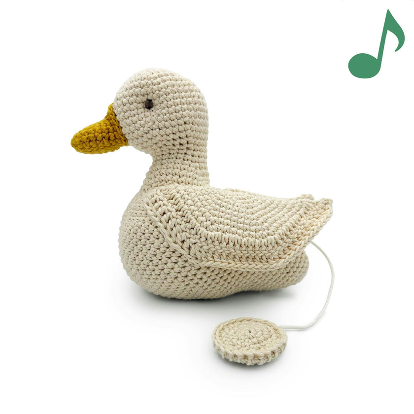 Mix Animals Set 🐻 100% organic crochet rattles, teethers, music boxes, plush