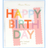 Scallop Bright Happy Birthday Garland