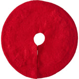 Handmade Toy Train Red Christmas Tree Skirt Felt 26"/60" Arcadia Home