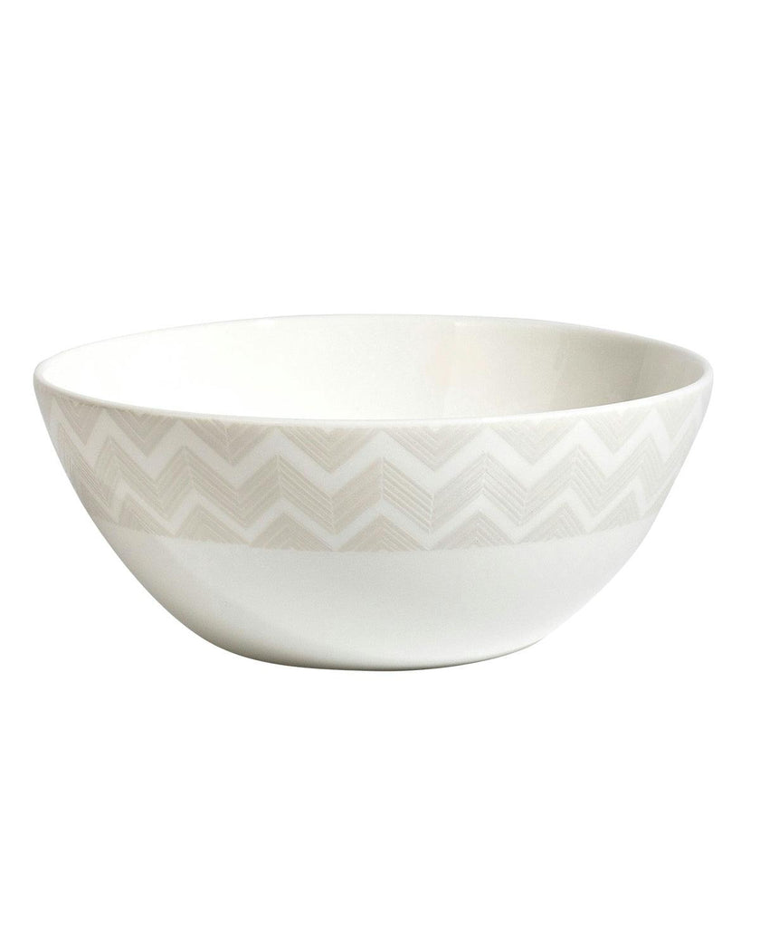 ZIG ZAG WHITE Set 2 Pcs. Soup Bowl - Ø 14,5* H. 6 Cm